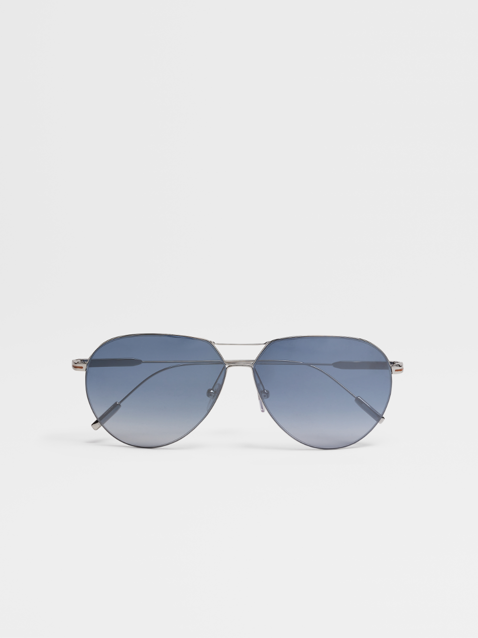 Shiny Palladium Leggerissimo Metal Sunglasses